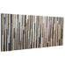 Wood Wall Art - 3D Art - Sculpture King Headboard - 36 x 78 - Modern Textures