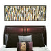 Headboard - Full Headboard - Wood Wall Art - 3D Art -  24x56 - Modern Textures
