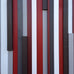 Wood Wall Art - Reclaimed Wood 36x36 in Reds, Whites, Grays Wood Sculpture - Modern Textures
