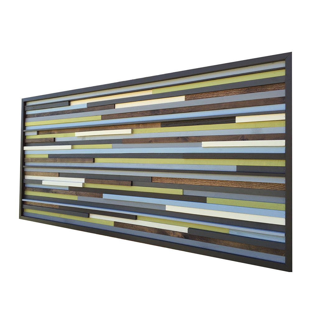 Wood Wall Art - Reclaimed Wood Art Sculpture - Modern Wall Art/Abstrac