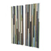 Wood Wall Art - Wood Art - Reclaimed Wood Art - 12x36 Set - Earthy Neutrals - Modern Textures