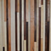 Wall Art - Wood Sculpture Queen Headboard or Wall Art - Lines - 36 x 64 - Modern Textures